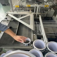 Rouleau géant de papier aluminium 8011 à bas prix du fabricant, avec adhésif activé par l'eau, pour usage industriel