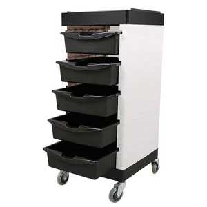 Rolling Salon Trolley with <b>Drawers</b> Professional Hairdressing Storage Cart for Barber Shop & Beauty Salon - Product Image 4