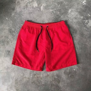 Customized Logo <b>Men</b> Summer Solid Color Beachwear Swim <b>Trunks</b> Wholesale 100% Polyester <b>Men's</b> Swim Shorts - Product Image 5