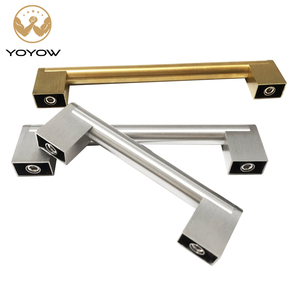 Solid Square Round T Bar Cabinet <b>Pull</b> Stainless Steel Zinc Alloy Feet <b>Drawer</b> Handle For Kitchen Wardrobe Bathroom Villa - Product Image 2