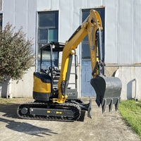 Mini-excavatrice, petite pelle hydraulique de 2 tonnes, 3 tonnes, 3,5 tonnes avec moteur Kubota/Yanmar