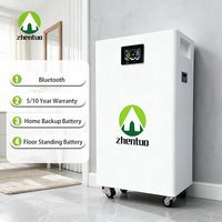Système de stockage d'énergie solaire domestique tout-en-un 51,2 V 200 Ah Batterie LiFePO4 15 kWh Onduleur hybride 6000 cycles Hors réseau