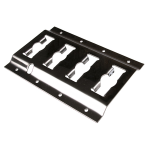 <span class=keywords><strong>Rail</strong></span> de fixation horizontal E Track en acier inoxydable argenté, accessoires pour camions, pour la fixation sécurisée des charges dans les remorques et les véhicules - Product Image 3