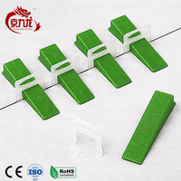 Outils de pose de carrelage réutilisables 1mm 1.5mm 2mm 3mm : Système de nivellement, clips et cales pour murs et sols