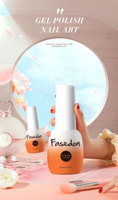 En gros : Base coat en caoutchouc, Top coat effet diamant, Kit de vernis gel sans résidu, Fournitures pour ongles de salon, Gel UV LED Soak-off