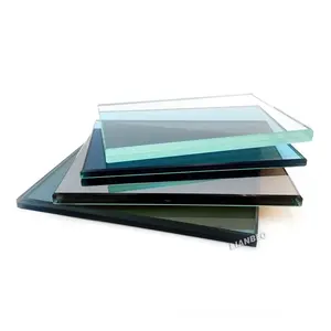 Laminated Glass Panels 6mm Thickness Laminated Frosted Glass Security Float Building Industrial Glass