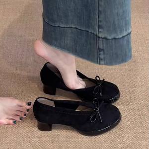 Nouvelles Chaussures Mary Jane de Mariée Style Français Printemps-Été-Automne 2026, Rétro Britannique, à Semelle Épaisse, en Cuir, Plates et Élégantes, à Talon Haut - Product Image 3