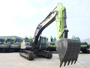 Excavadora de cadenas Zoomlion ZE245G, excavadora hidráulica verde sobre orugas para movimiento de tierras en construcción - Product Image 1