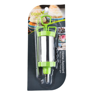 5 cái/bộ Hot Bán thép không gỉ bánh Báo Chí Gun Kit với 3 đóng băng lời khuyên và một thìa Pastry Gun cho Baking trang trí - Product Image 6