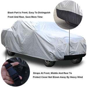 Chine Usine Heavy Duty Outdoor Car Cover Sun Uv Rain Protection Pick up Car Cover pour Longueur jusqu'à 210" - Product Image 3