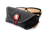 Étui à lunettes en feutre de laine de haute qualité, pochette pour lunettes, sac pour lunettes