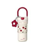 Mug isotherme en acier inoxydable 316L pour femmes, portable avec poignée, style Instagram, haute esthétique