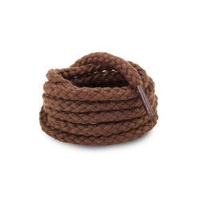 2026 NUEVO KJ 7MM Cordones de cuerda de algodón Cordones gruesos de cáñamo de algodón Cordones <span class=keywords><strong>SB</strong></span> <span class=keywords><strong>Dunk</strong></span> Shoe Lace Cordones redondos Beige para zapatillas de deporte de mates de S-B - Product Image 4