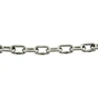 AISI 304 316 satılık özelleştirilmiş paslanmaz çelik bağlantı zinciri DIN763 yuvarlak bağlantı zinciri
