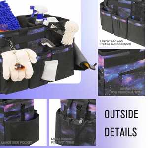 StarrySky Large <b>Cleaning</b> <b>Caddy</b> Bags <b>Cleaning</b> Supplies Organizer <b>with</b> <b>Handle</b> & Adjustable Shoulder Straps - Product Image 5