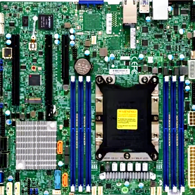 X11SPM-F Industrial Motherboard for Supermicro Single Server C621 MicroATX GbE LAN SATA3 (6Gbps) DDR4 LGA-3647 Intel IDE