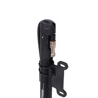 Pompe à vélo légère en aluminium avec manomètre 30 mm, compatible avec les valves Schrader et Presta