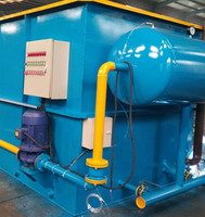 Unité de flottation à air dissous (système DAF) 5-200 T/H, séparateur d'eaux usées industrielles, 1 an de garantie, haute efficacité, acier inoxydable
