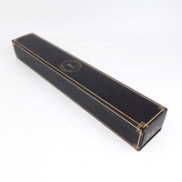 Boîte cadeau pliable en papier pour macarons, biscuits et desserts, avec logo imprimé sur feuille d'or, 13 pièces, avec inserts.