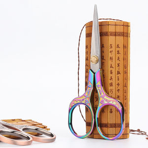 الفولاذ المقاوم للصدأ الحرف اليدوية الرجعية قطع الورق التطريز مقص مدبب خياط المنزل مقص المدرسة النسيج مقص الخياطة - Product Image 5