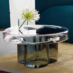 Green Flower Glass Side <span class=keywords><strong>Table</strong></span> <span class=keywords><strong>Set</strong></span> Terraço Varanda Mobiliário colorido de lazer 55cm 38cm Cafe Shop Tea Coffee <span class=keywords><strong>Table</strong></span> 2pcs Combo <span class=keywords><strong>Set</strong></span> - Product Image 4