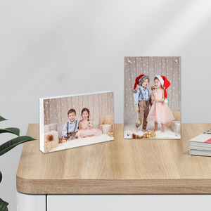 40 gói 4x6 inch 20mm Độ dày rõ ràng từ khung ảnh <span class=keywords><strong>Acrylic</strong></span> khung ảnh <span class=keywords><strong>Acrylic</strong></span> khung đứng cho Máy tính để bàn hiển thị - Product Image 5