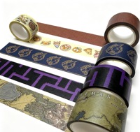 Ruban adhésif washi imprimé sur mesure, ruban de papeterie détachable sans résidu, adhésif amovible, ruban décoratif pour journal, scrapbooking, artisanat