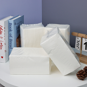 Mouchoirs en papier pour le visage en pulpe de bois vierge commerciale 3 plis personnalisés OEM pour les restaurants et les hôtels, échantillons gratuits fournis - Product Image 6