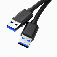 Kabel Ekstensi USB 3.0 Male Female - Konduktor Tembaga Berlapis Timah, Dilindungi PVC, Transfer Data Diperpanjang untuk Komputer, Flash Drive, Mouse