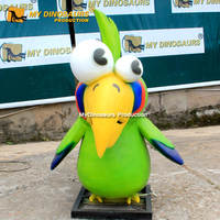 Mijn Dino XJ307 Restaurant Decor Animatronic Dier Vogels Papegaai Voor Verkoop