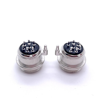 Conector Metálico para Panel Automotriz Soulin Gx12/Gx16/Gx20, Enchufe de Aviación Macho con Contacto de Latón, IP68, 2-15 Pines
