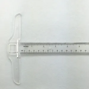 12 Inch 30 Cm Junior T-Square 30cm T Ruler Plastic Transparent T-Ruler For Drafting And General Layout Work