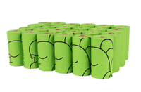 Porte-sacs à crottes de chien biodégradables avec design personnalisé
