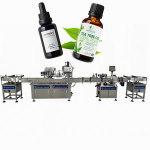 Línea Automática de Llenado, Tapado y Etiquetado de Bombas de Pistón para Tintura, Aceite Esencial y Líquidos de 5ml, 10ml, 50ml y 60ml - Product Image 1