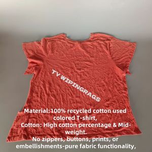 カラーTシャツ生地の布片 100%コットン 高度洗浄用 製造設備メンテナンス用 - Product Image 4