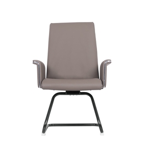 Silla de conferencia ergonómica lujosa ejecutiva comercial, sillas de brazo para visitantes de oficina de cuero Foshan - Product Image 1