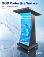 Écran LED numérique portable YIZHICAI Ultra HD P1.53 pour pupitre numérique intelligent, idéal pour les salles de conférence scolaires et les événements