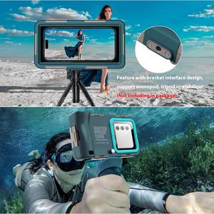 Étui étanche universel <span class=keywords><strong>pour</strong></span> téléphone portable de plongée sous-marine et de snorkeling, motif animal, protection 360°, bouton de volume droit - Product Image 3