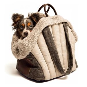 Sac de transport pour chien portable ODM, sac de transport pour animaux de compagnie personnalisé, sangle de sécurité, doublure amovible et lavable, isolé et respirant pour les petits animaux - Product Image 1