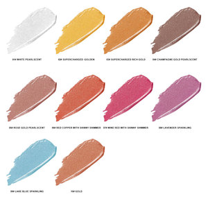 Fard à paupières multicolore sans logo, longue tenue, waterproof, anti-décoloration, illuminateur, effet nacré, paillettes fines et brillantes, pour l'export. - Product Image 3