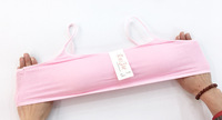 Soutien-gorge sexy sans couture pour femme Bralette à épaules fines Soutien-gorge rembourré pour fille