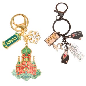 Llaveros de diseño económico con diseño Kawaii, chapados en oro, personalizados, con dijes de flor encantadora y esmalte suave - Product Image 4