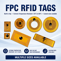 Étiquette NFC personnalisée mini FPC réinscriptible N213 N215, autocollant NFC 13,56 MHz ISO14443A en PET, tailles rondes et carrées pour contrôle d'accès