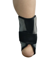 Attelle de cheville réglable, stabilisateur de compression respirant, protection sportive pour la cheville avec système de sangle rotative