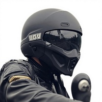 Casque de moto rétro design Scorpion intégral sur mesure pour hommes et femmes toutes saisons, vente en gros transfrontalière, léger en ABS