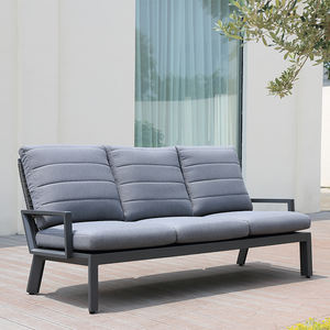 OSMEN Amalfi moderno <span class=keywords><strong>in</strong></span> alluminio textilene mobili da <span class=keywords><strong>giardino</strong></span> esterni divano 3 posti - Product Image 2