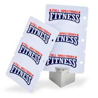 Tarjeta VIP de Fidelización Personalizada de Alta Calidad, Triple PVC, Troquelada, con Etiqueta para Llavero 3 en 1, Ícono Personalizado, Código de Barras de Membresía