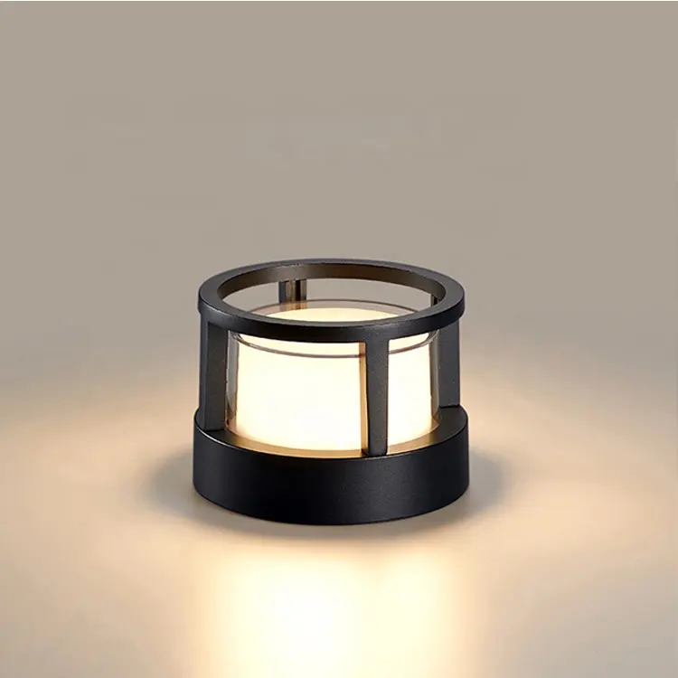 LED aluminium round shape garden wall light ip65 waterproof wall light for garden park courtyard