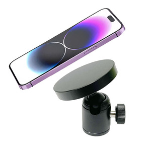 Nhôm Bóng Đầu Loại Nam Châm 360 Độ Xoay Phổ Điện Thoại Máy Tính Bảng Chủ Từ Tripod Núi Adapter - Product Image 5