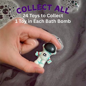Colección de Juguetes de Astronautas, Set de Regalo de Bombas de Baño Efervescentes, Hipoalergénicas, de Larga Duración, Orgánicas, Nutritivas para la Piel - Product Image 6